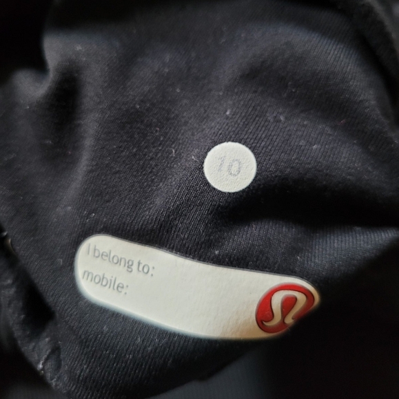 Lululemon Full Zip Hoddie Jacket Size 10 Black Color - Picture 8 of 8